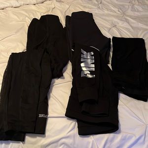 Pants! 6 for $12! Four pairs of PINK, 1 Ivory Elephant and 1 Gap. Size small.